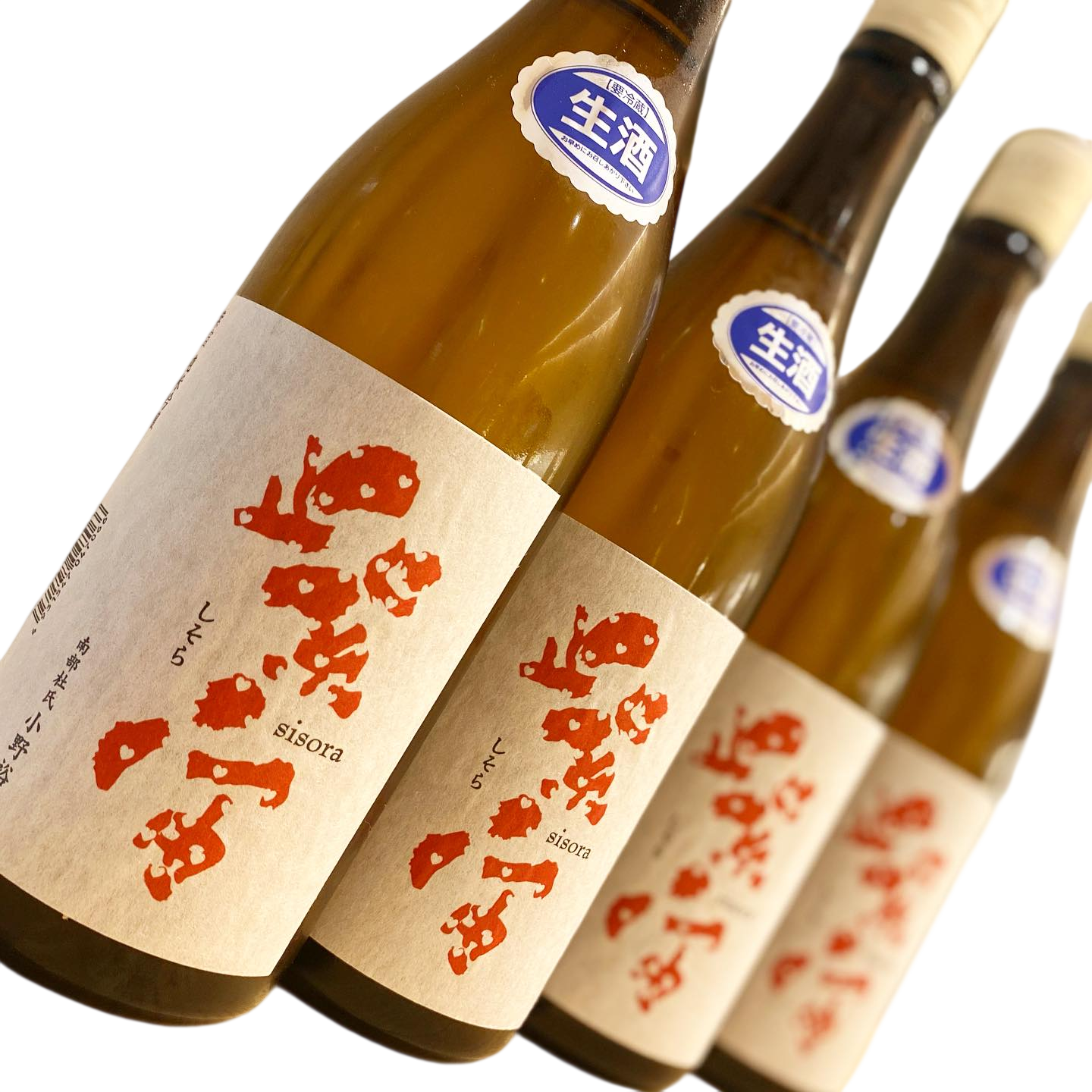 Sisora Junmai Ginjo Heart Label Japanese Sake Unfiltered Unpasteurized Sake 15% 720ml 紫宙 純米吟 醸無濾過生原酒