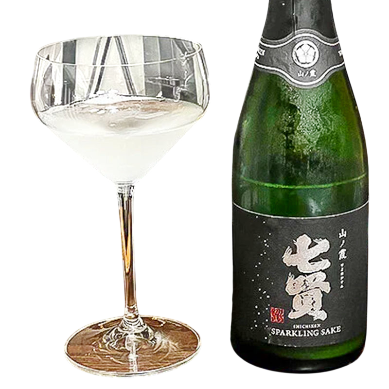 Shichiken Yama no Kasumi Mountain Mist Sparkling Japanese Sake 720ml 11% 七賢 山ノ霞 発泡清酒 Yamanashi Meijo 山梨銘醸