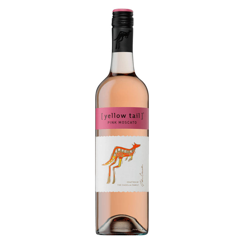 Yellow Tail Pink Moscato N.V. South Eastern Australia Australian Muscat Blanc Rosé Wine 750ml 7.5%