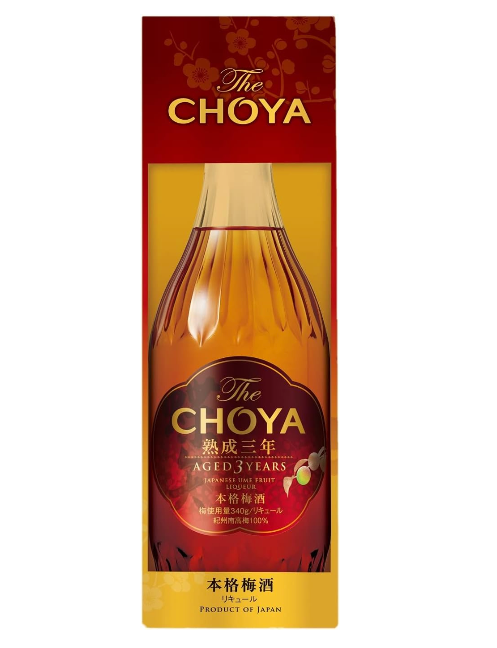 Choya Aged 3 Years Extra Fruit 720ml Umeshu  Wine  Gift Box