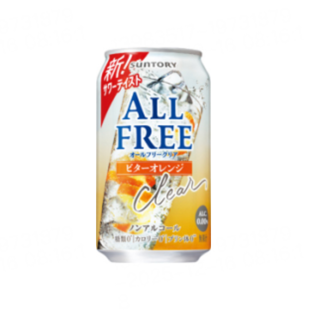 Suntory All Free Clear Bitter Orange / Lemon and Lime Beer 350ml 0%