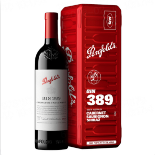 Penfolds Bin 389 Cabernet Sauvignon Shiraz Giftbox 750ml 14.5%