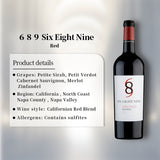 689 Six Eight Nine Red 2022 United States California Napa Valley Blend Red Wine 750ml 13.5%