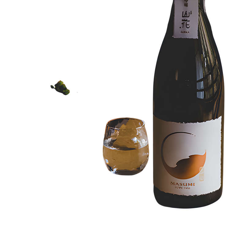 Masumi Sanka Junmai Daiginjyo Genshu Sake with gift box