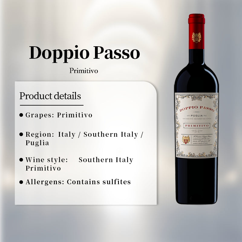 Doppio Passo Primitivo 2024 Italy Red Wine Puglia IGT 750ml 13%
