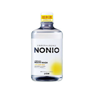 Lion Nonio Mouthwash 600ml Light Herb Medicated Anti-bacterial for Bad Breath Prevention 狮王抑菌防