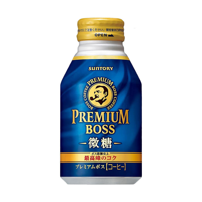 Suntory Premium Boss Low Sugar Coffee 260g x 24 Carton