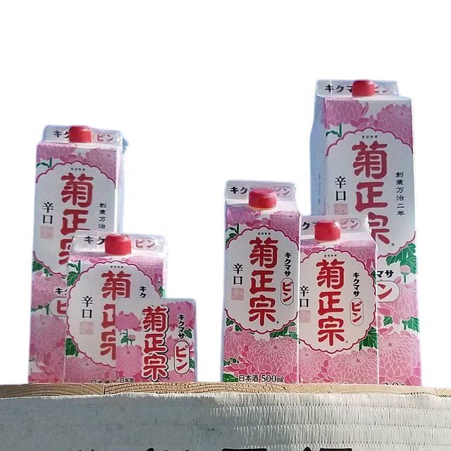 Kiku-Masamune Ping Paper Pack Sake 900ml 15% 菊正宗 ピンパック