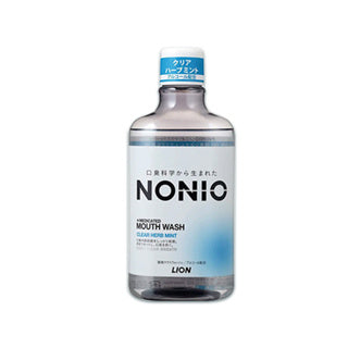Lion Nonio Mouthwash 600ml Light Herb Medicated Anti-bacterial for Bad Breath Prevention 狮王抑菌防