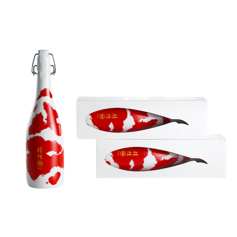 Imayo Tsukasa Koi Junmai Daiginjo Genshu Kinkoi Pure Rice Sake Malt Sake with Gift Box 720ml 17%