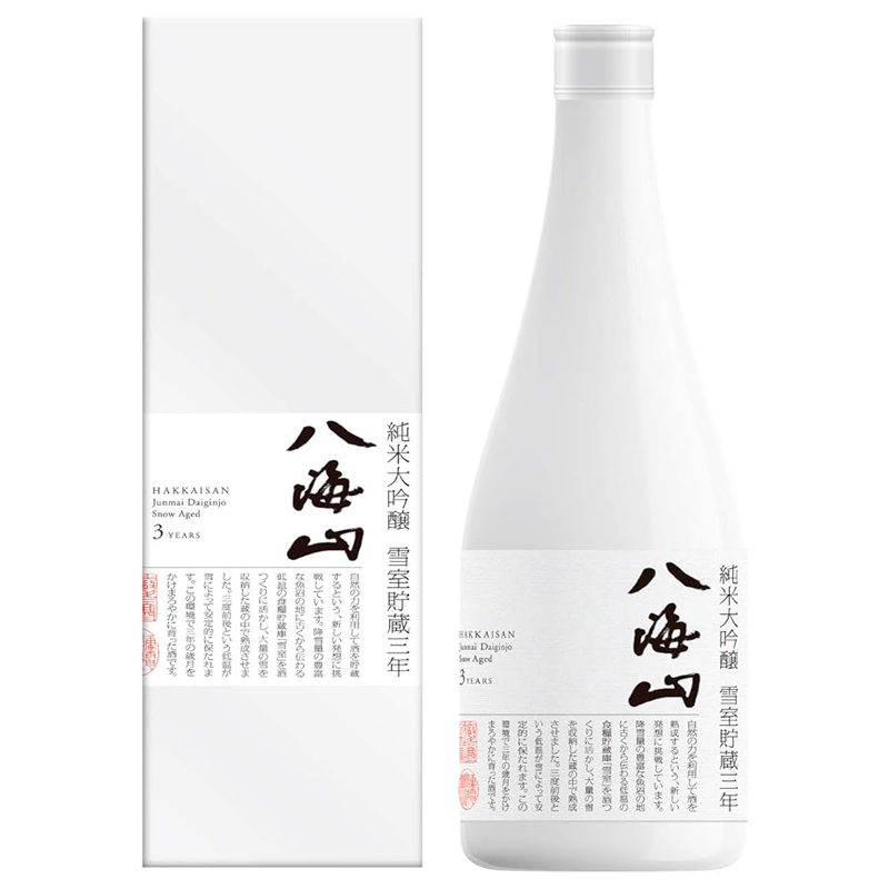 [Assorted] Hakkaisan 3 Years/8 Years Snow Aged Junmai Daiginjyo Sake 720ml 17%