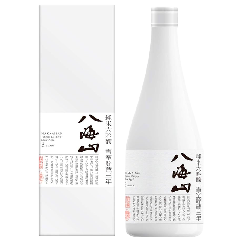 Hakkaisan 3 Years/8 Years Snow Aged Junmai Daiginjyo Sake 720ml 17% with gift box
