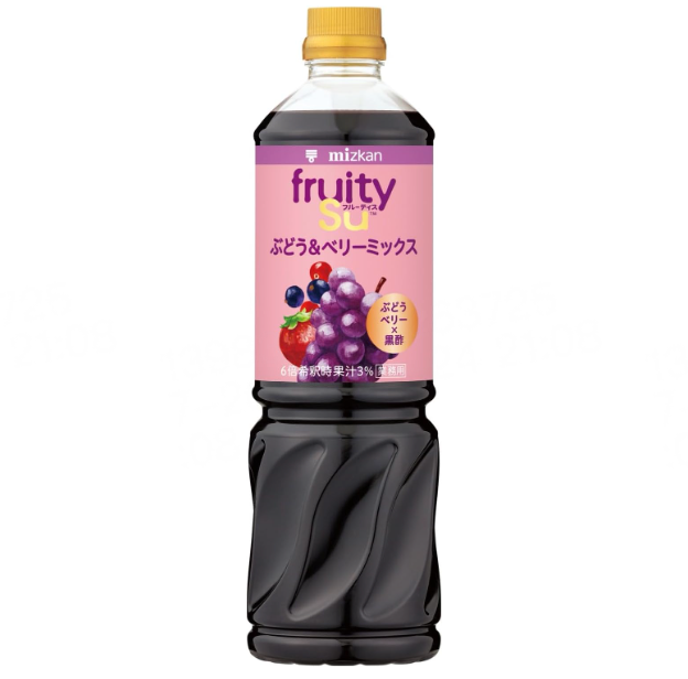 Mizkan Fruities 6x Concentrated Drinking Vinegar 1000ml Made in Japan (5 Flavors)