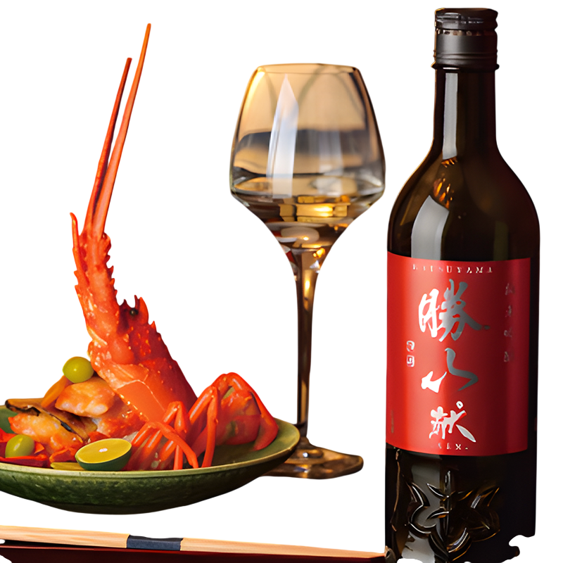 Katsuyama 'Ken' Junmai Ginjo Sake  with gift box