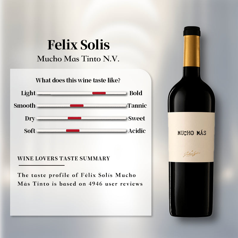 Felix Solis Mucho Mas Tinto N.V. 750ml 14% 菲利克斯·索利斯红葡萄酒