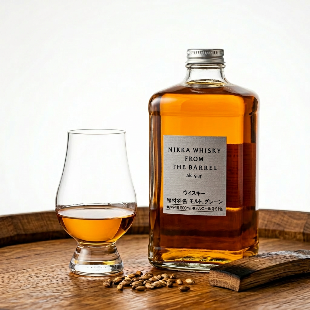 Nikka Whisky from the Barrel – 500ml, 51% ABV, Original Square Bottle
