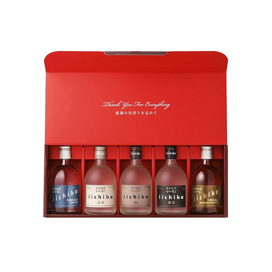 iichiko Original Miniature Collection IOM 25% 200ml x 5 瓶带礼盒三和酒类