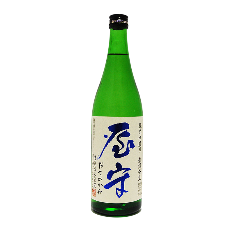 Okunokami Junmai Nakadori Nama Japanese Sake 16% 720ml