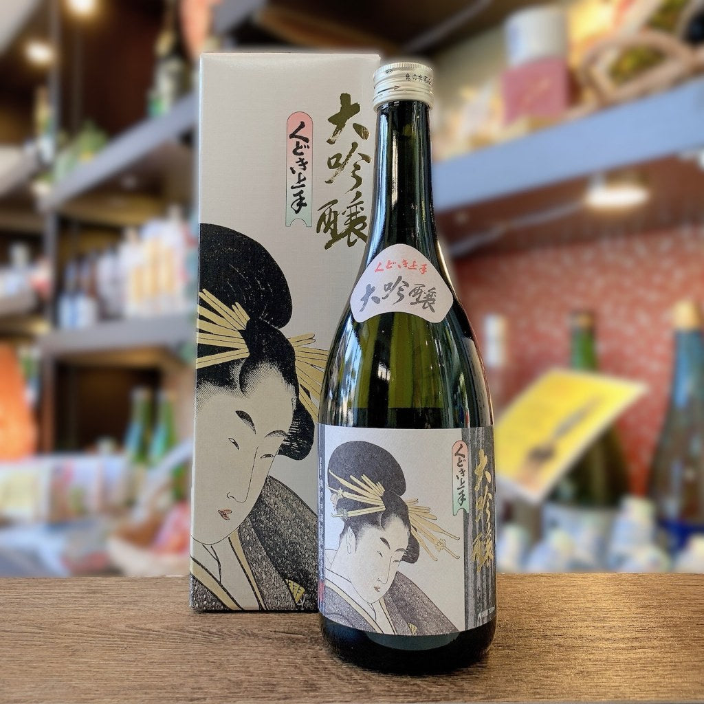 Kudoki Jozu Junmai Daiginjo Freshly Squeezed Namazake Yamada Nishiki 100% Japanese Sake 17% 720ml くどき上手 純米大吟醸 山田錦100％ 亀の