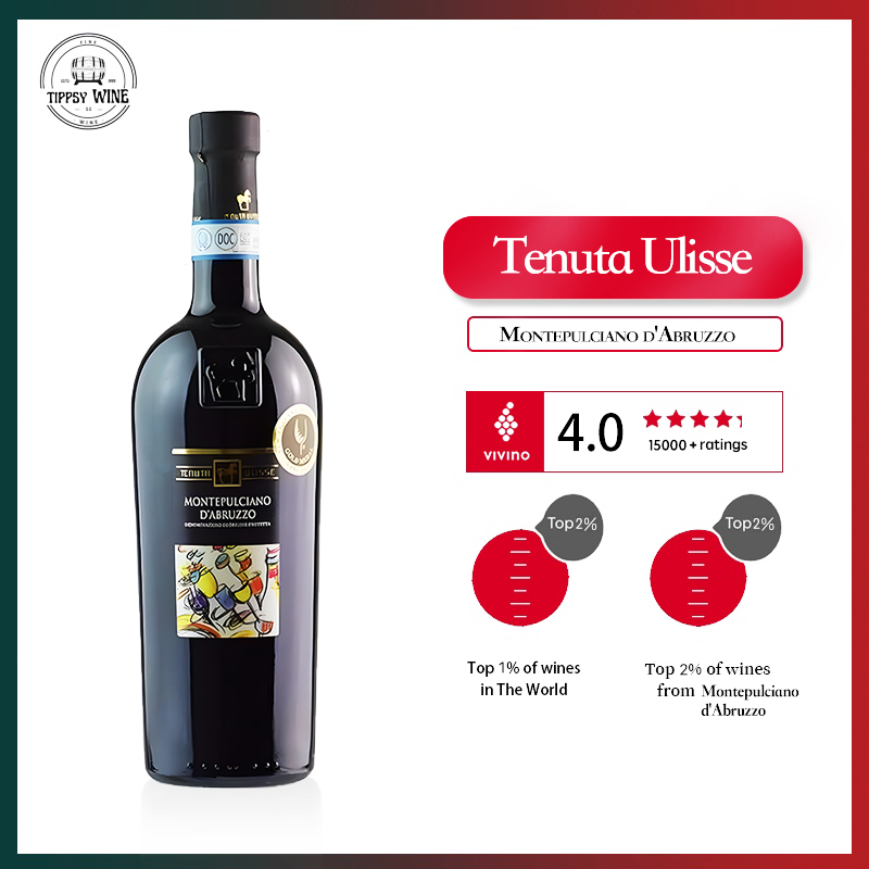 Tenuta Ulisse Montepulciano d'Abruzzo (Unico) 2022 750ml 14%尤里西斯红葡萄酒