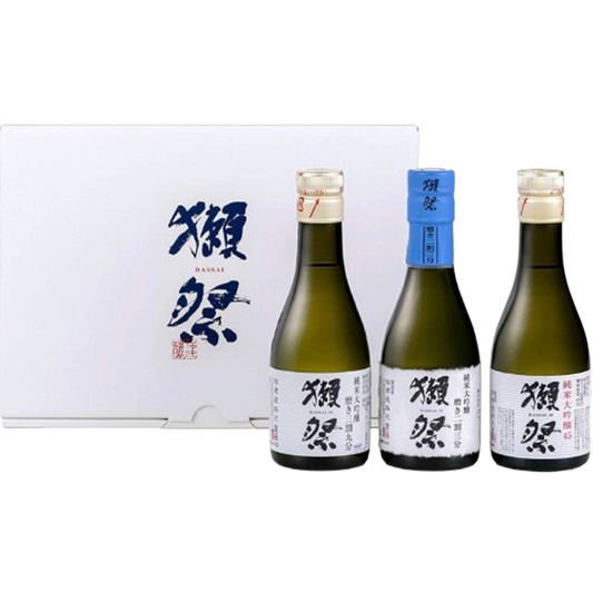 Dassai Gift Set Drinking Set 23 39 45 180ml x 3 Bottles Junmai Daiginjo Japanese Sake 獺祭