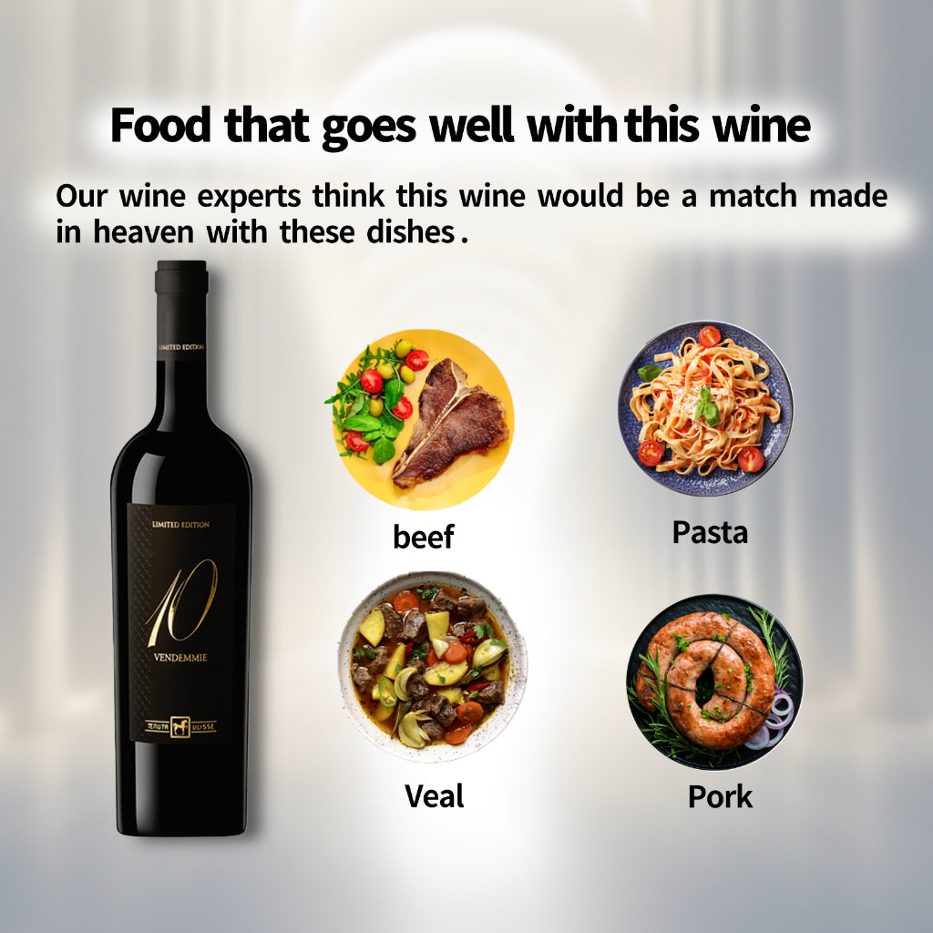 Tenuta Ulisse Limited Edition 10 Vendemmie Montepulciano d'Abruzzo Italy Red Wine 750ml 14.5%