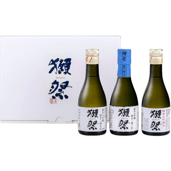 Dassai Gift Set Drinking Set 23 39 45 180ml x 3 Bottles Junmai Daiginjo Japanese Sake 獺祭