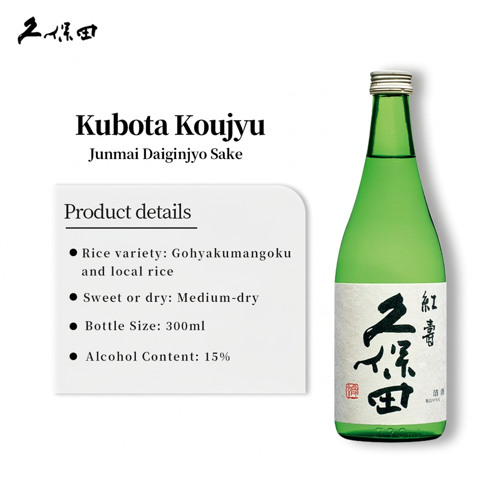 久保田清酒酿造系列套装 300 毫升 X 5 瓶 久保田礼品套装