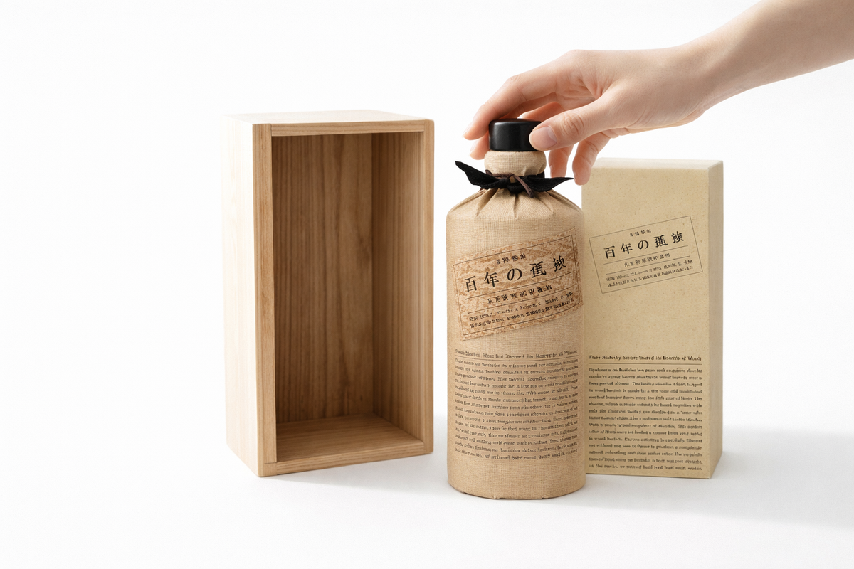 100年の孤独焼酎Kuroki Honten Hyakunen No Kodoku Barrel Aged Shochu