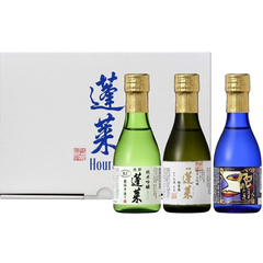 蓬莱清酒礼品套装 180ml x 3 瓶 纯米大吟酿蓬莱极上味わいセット