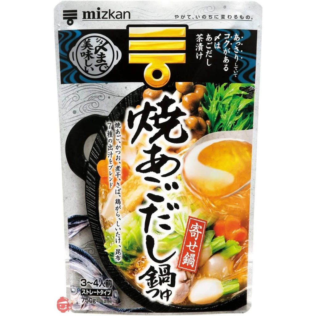 Mizkan Soup Basing Chicken Collagen Pork Bone Soy Yose Nabe Sesame Soy Milk 750g Japan Import