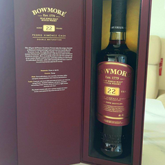 Bowmore 22 Year Old PX Cast Whisky 700ml 49.5% 波摩22年PX雪莉礼盒装桶苏格兰单一麦芽威士忌礼盒装