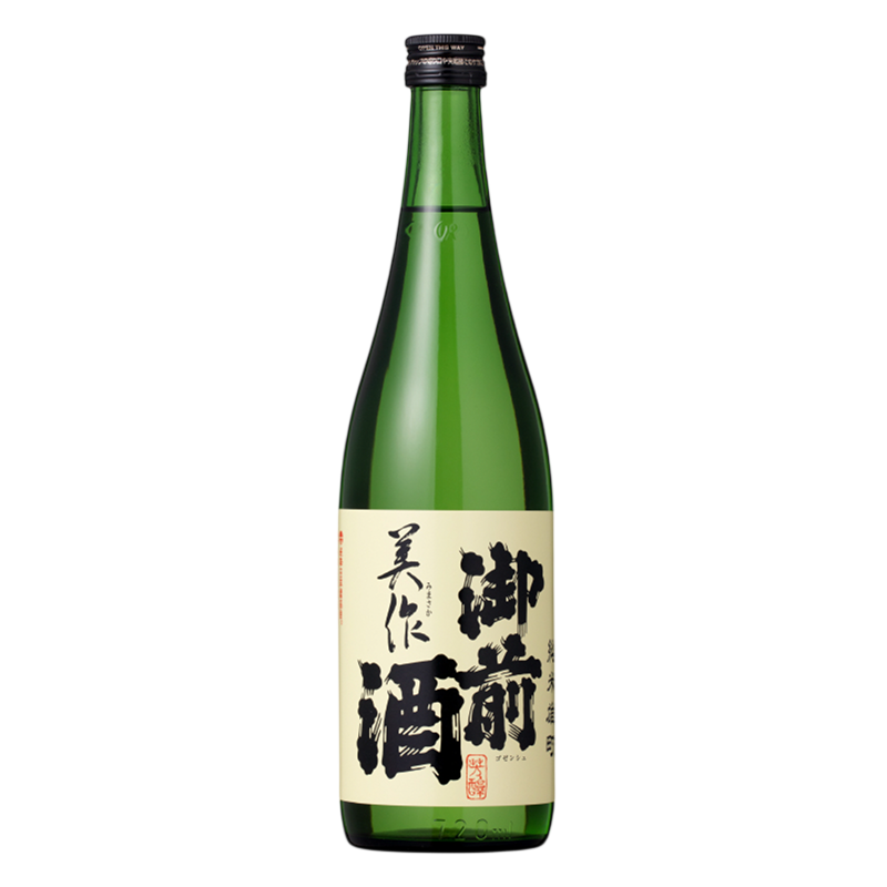 Gozenshu Jummai Mimasaka Japanese Sake 720ml 14% 御前酒美作純米酒