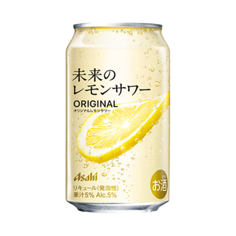 Asahi Future Lemon Original Lemon Sour Chuhai Can Drinks Japanese Beer 5% 345ml