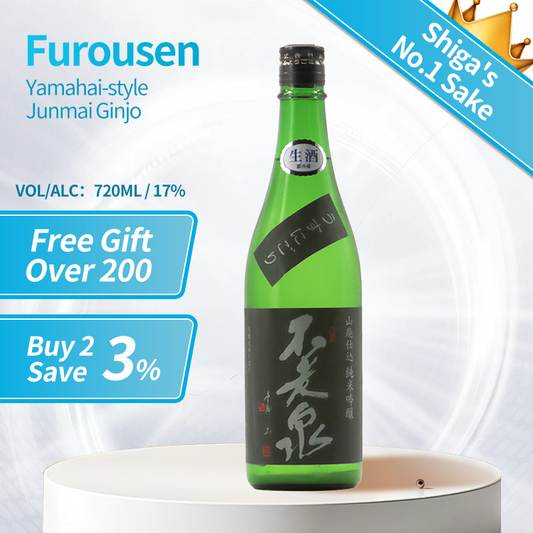 Furousen Yamahai-style Junmai Ginjo Lightly Cloudy Nama Sake 720ml 17%