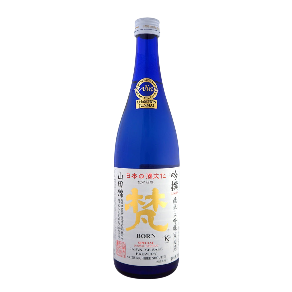 Kato Kichibee Junmai Daiginjyo "Born" Ginsen Gold Muroka Sake 720ml W/ Box -**Champion Wine**梵 吟撰 純米大吟釀