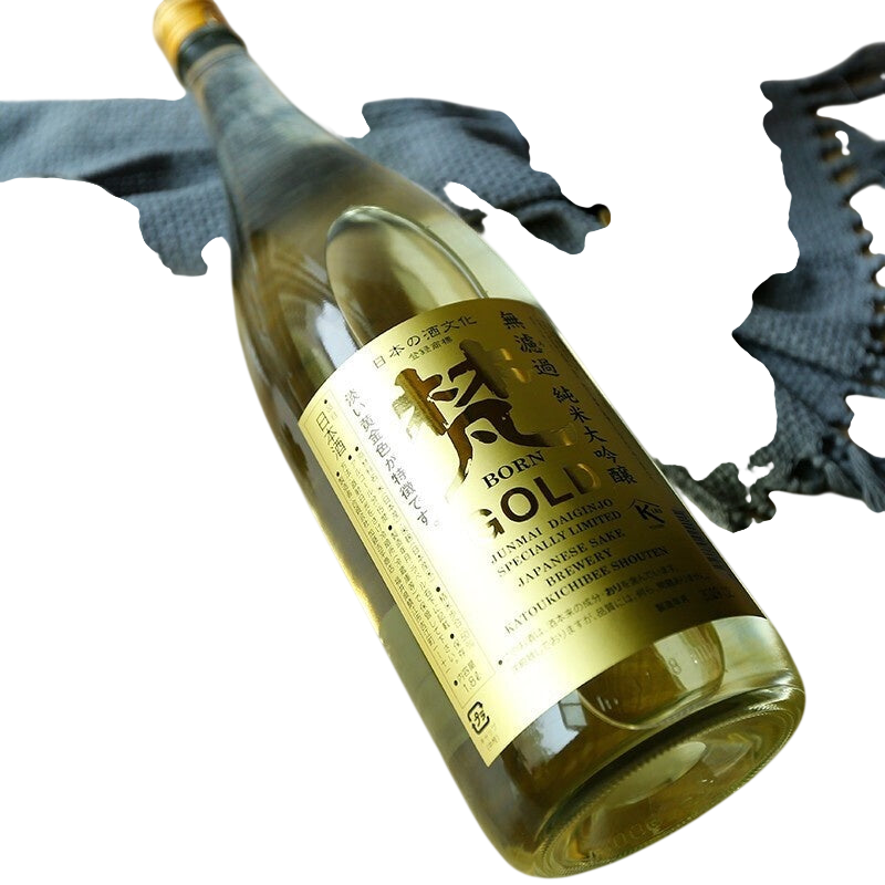 Kato Kichibee Junmai Daiginjyo "Born" Ginsen Gold Muroka Sake 720ml W/ Box -**Champion Wine**梵 吟撰 純米大吟釀