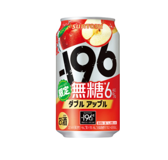 [24 Cans=Carton] Suntory -196 Strong Zero Beer 350ml 9% Lemon Plum Sugar-Free 6% Japan Import