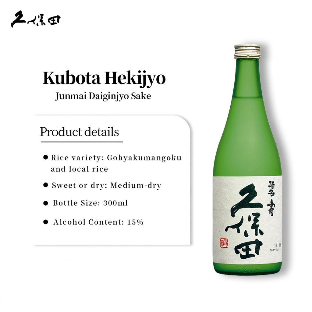 久保田清酒酿造系列套装 300 毫升 X 5 瓶 久保田礼品套装