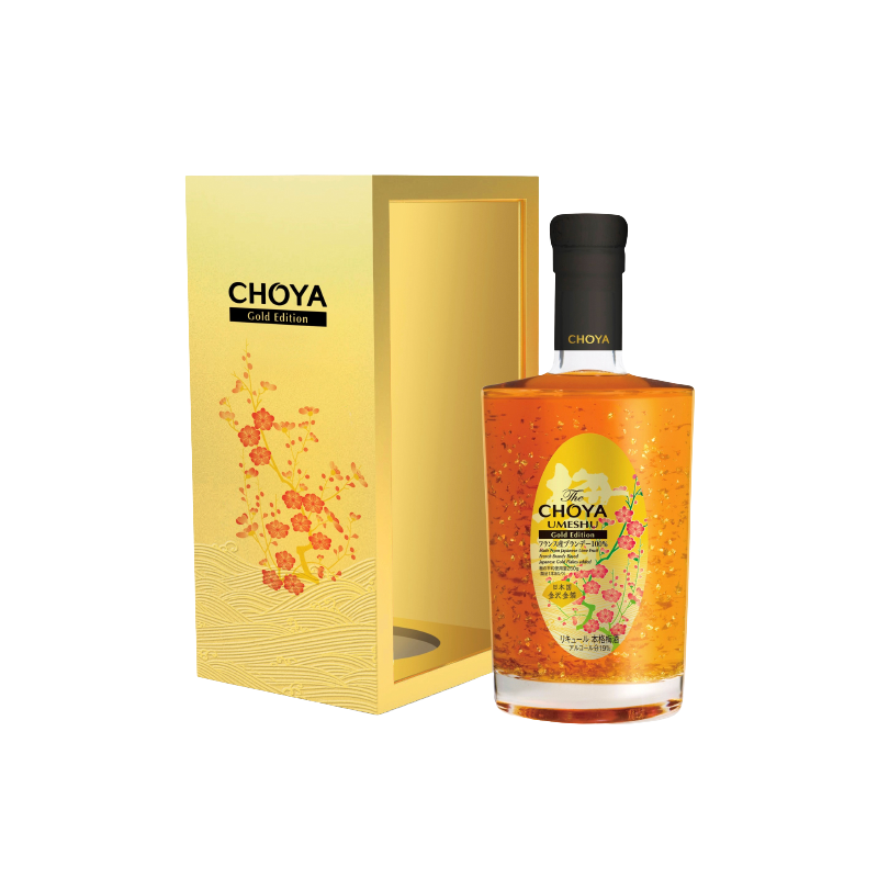 CHOYA Gold Edition Umeshu Japanese Plum Liqueur Japanese Umeshu Gold Umeshu 500ml 19%