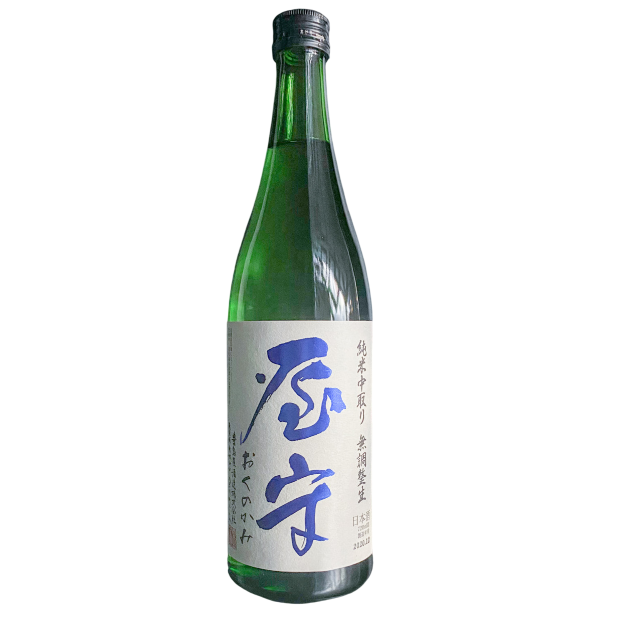 Okunokami Junmai Nakadori Nama Japanese Sake 16% 720ml