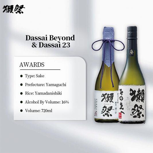 Dassai Beyond 720ml 16% &amp; Dassai 23 720ml 16% 纯米大吟酿清酒礼盒装