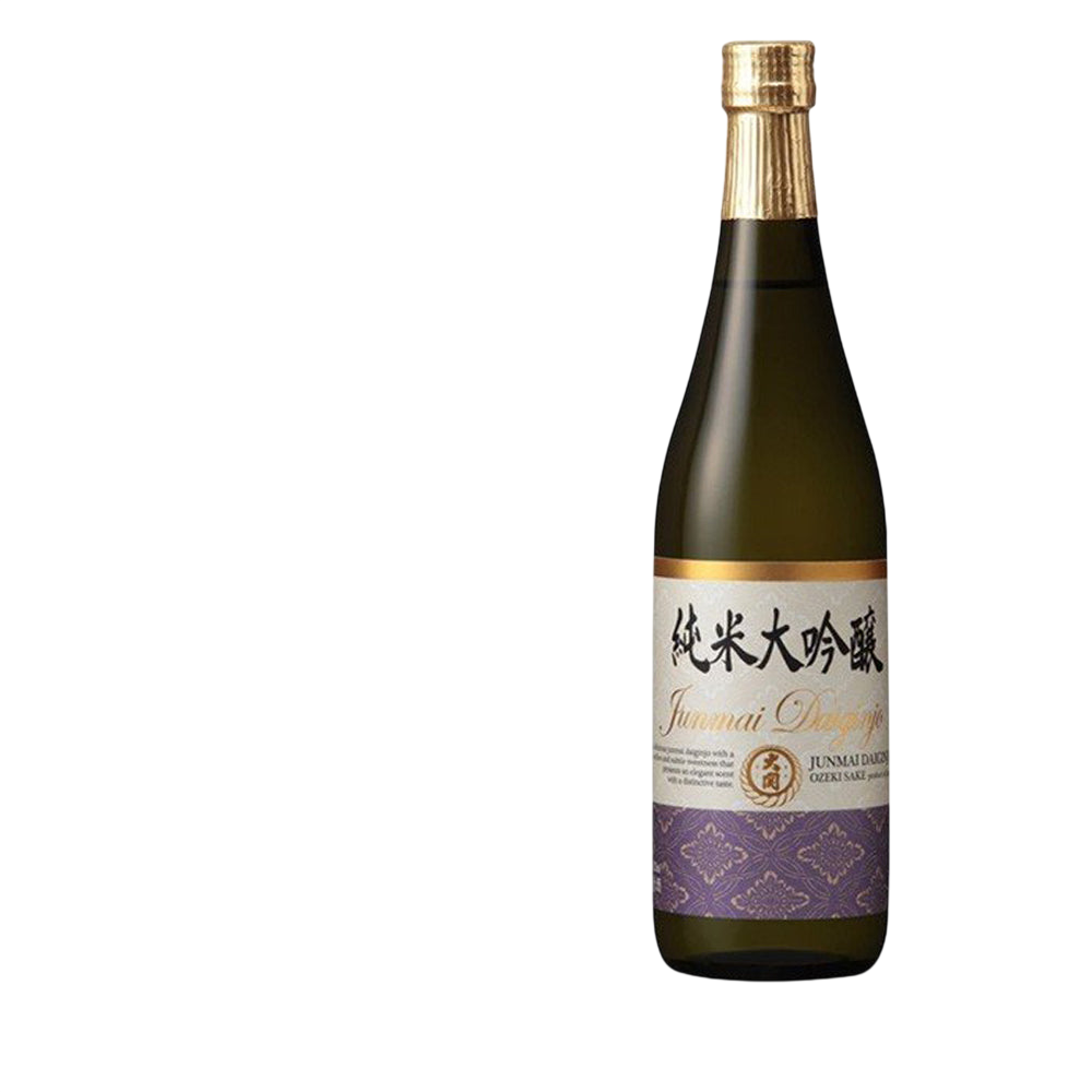 Ozeki Junmai Daiginjyo Sake Mellow Faint Sweetness Aromatic Derived From Rice 15% 720ml大関