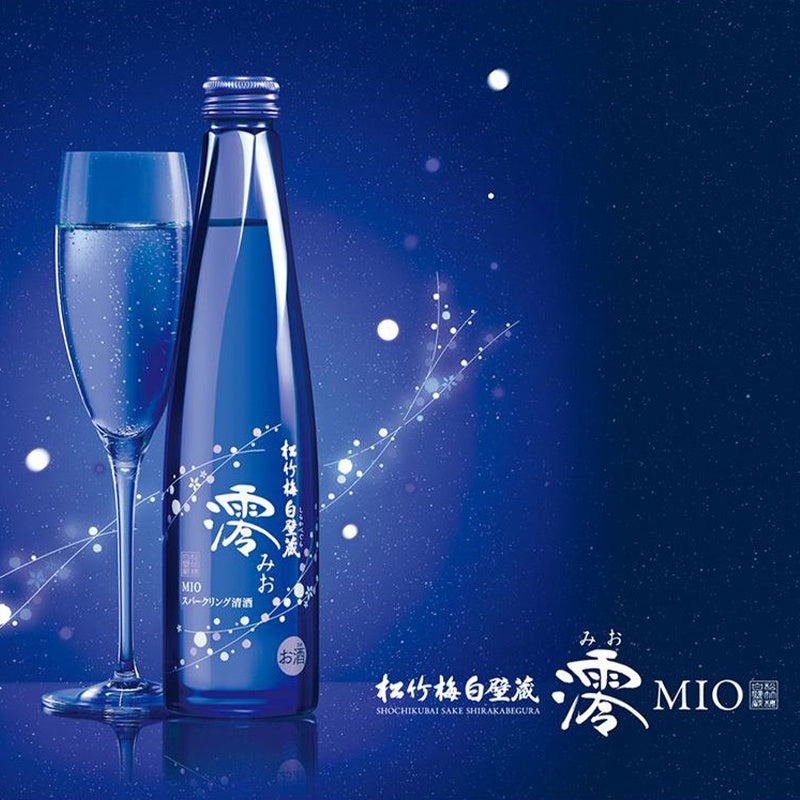 Takara Shochikubai Mio Sparkling Sake 300ml 5%松竹梅白壁蔵 澪