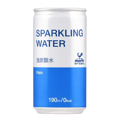 Japan Kobe Kyoryuchi Strong Sparkling Water 190ml Can – Zero Calorie Unsweetened Soda Water for Cocktails & Mixers