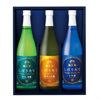 Kiku-Masamune Shiboritate Daiginjo / Junmai / Junmai Daiginjo Sake 720ml 15% 16% 菊正宗