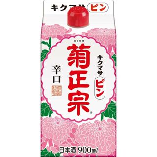 Kiku-Masamune Ping 纸包清酒 900ml 15% 菊正宗 ピンパkkku