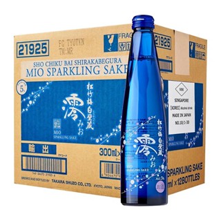 Takara Shochikubai Mio Sparkling Sake 300ml 5%松竹梅白壁蔵 澪