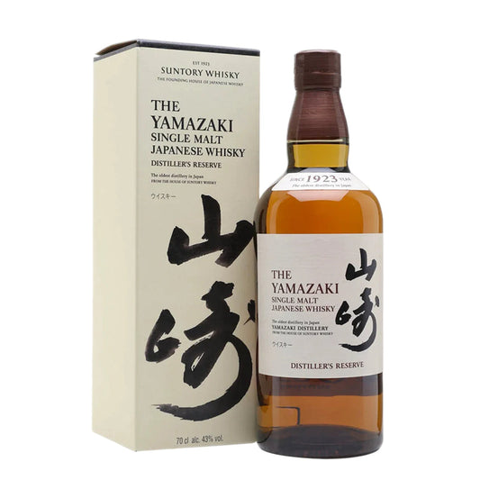 Suntory Yamazaki Distiller’s Reserve Japanese Single Malt Whisky 700ml 43% with Gift Box