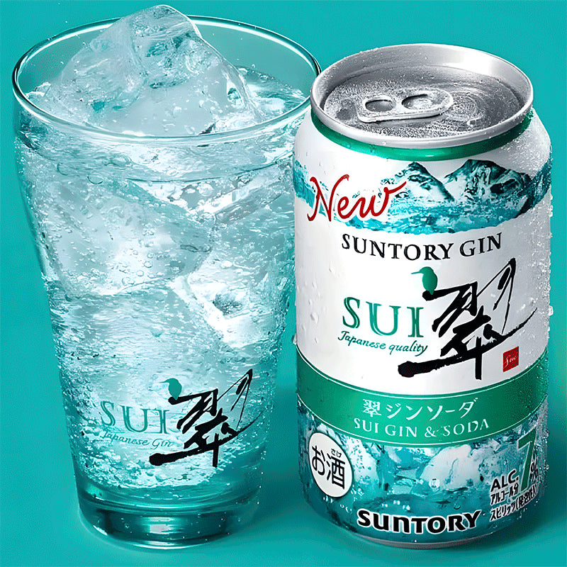 Suntory Sui Gin Soda Yuzu 350ml 5% Can三得利杜松子翠金酒柚子风味